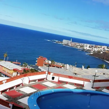 Apartment With One Bedroom In Bajamar With Wonderful Sea View Shared Pool Balcony 500 M From The Beach *